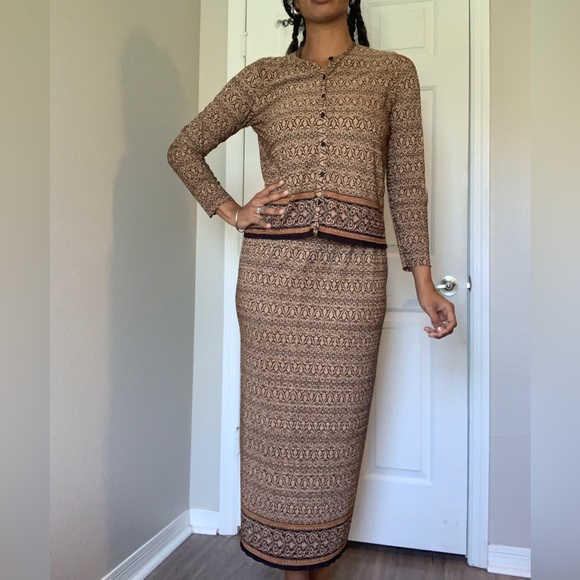 90s tribal skirtset - Picture 4 of 6